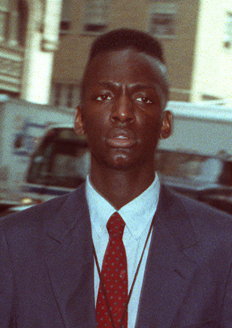 Yusef Salaam, one of the five teenagers accused of rape and attempted murder in the Central Park jogger rape case, arrives at State Supreme Court in New York, in this Aug. 1990 photo.